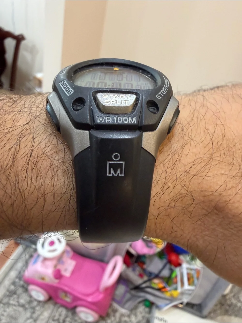 Timex Ironman Classic 30-Lap Digital Sport Watch Black Gray T5E901 Indiglo Runs